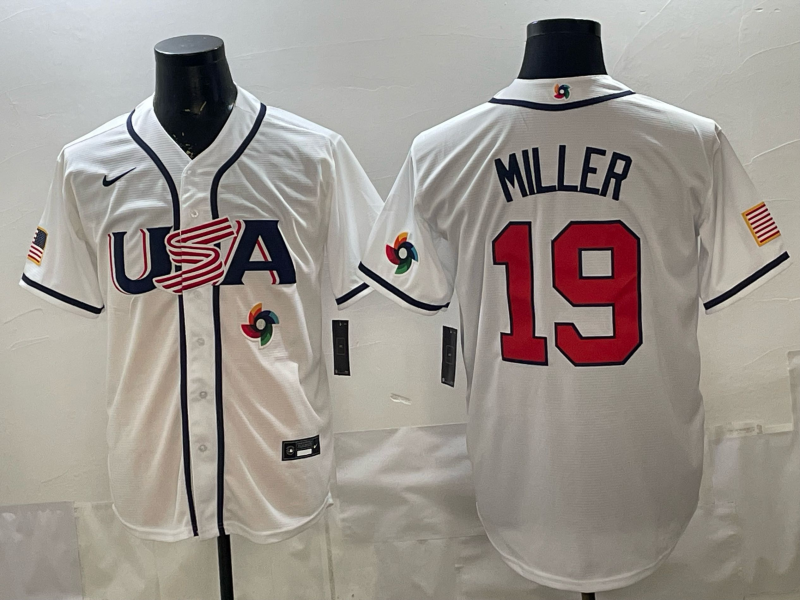 Men 2026 World cup white MLB Nike jersey 0053